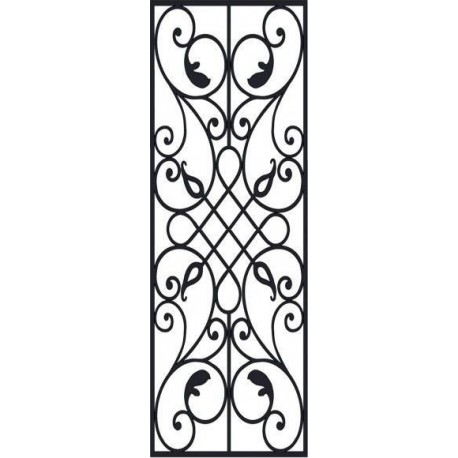 Laser Cut Victorian Iron Pattern Free DXF File