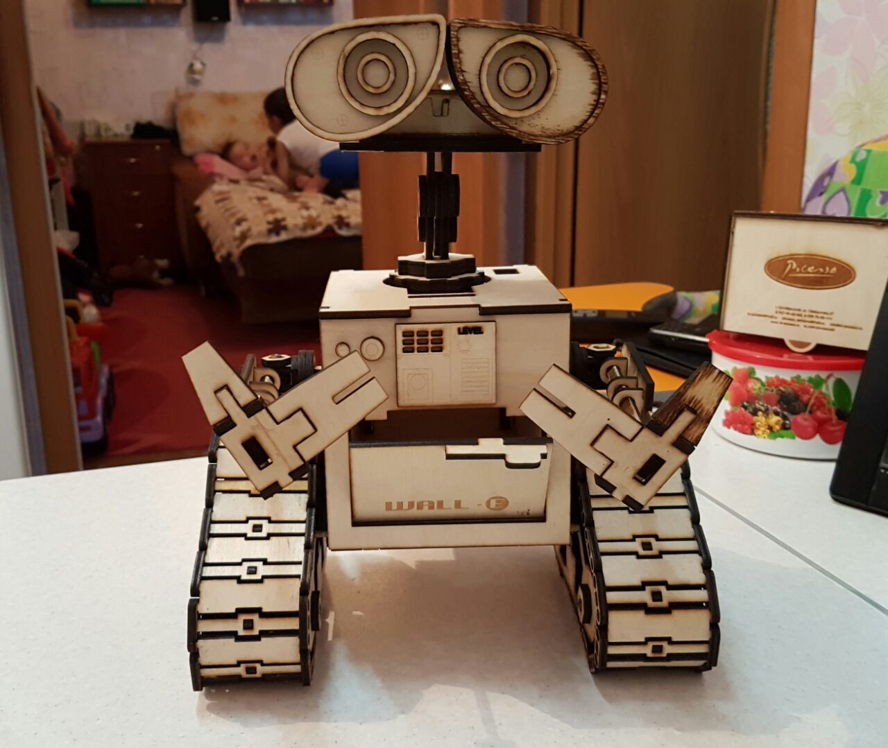 Laser Cut Wall E 3d Puzzle Free Vector File