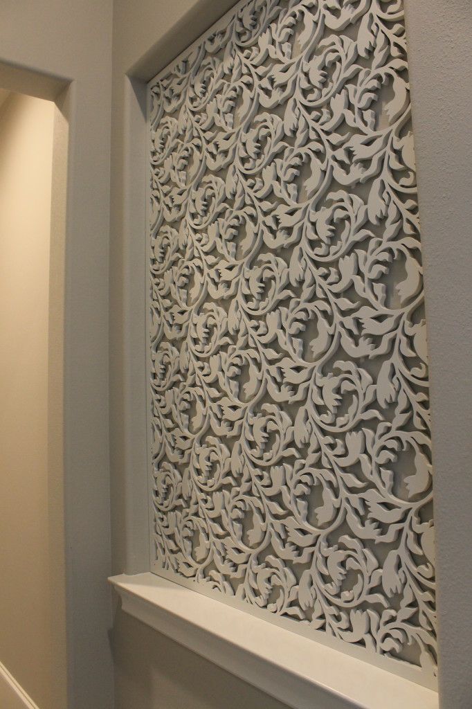 Laser Cut Wood Panel Pattern Free DXF File