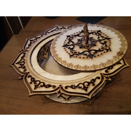 Laser Cut Wood Storage Box For Candy Free DXF File