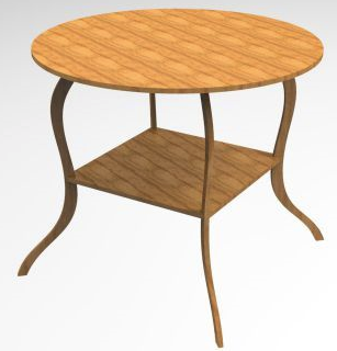 Laser Cut Wooden Stool Free DXF File