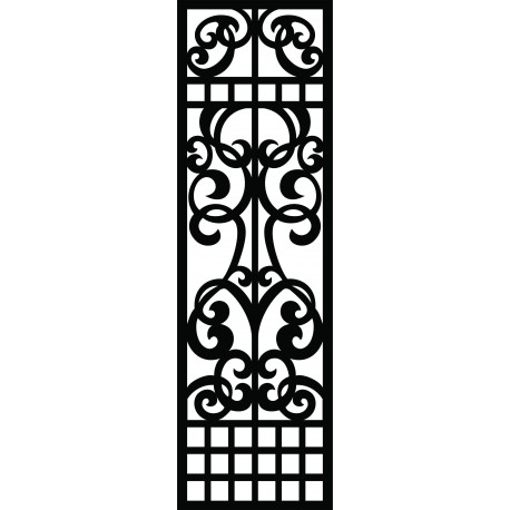 Laser Plasma Router Grille Pattern d14 Free DXF File