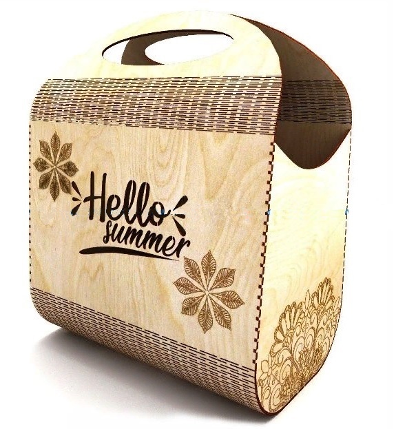 Layout Bag For Laser Cut Free Vector File