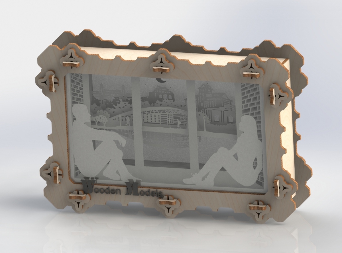 Light Box Window Free Vector File