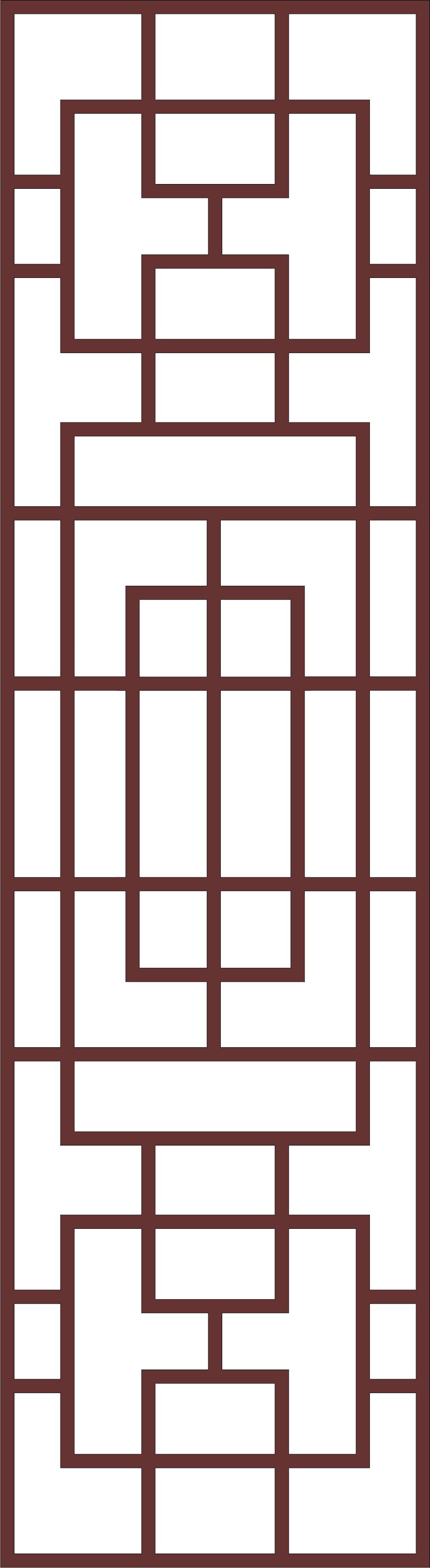 Living Room Seamless Floral Lattice Design For Laser Cut Free Vector File