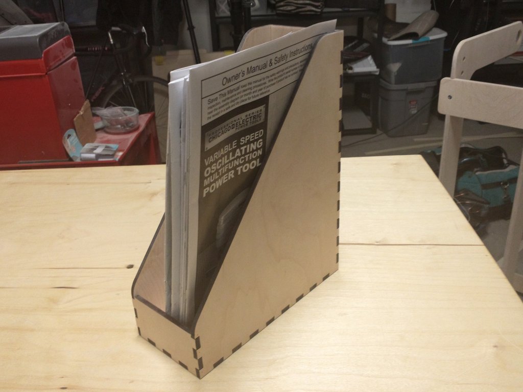 Magazine Box Free DXF File