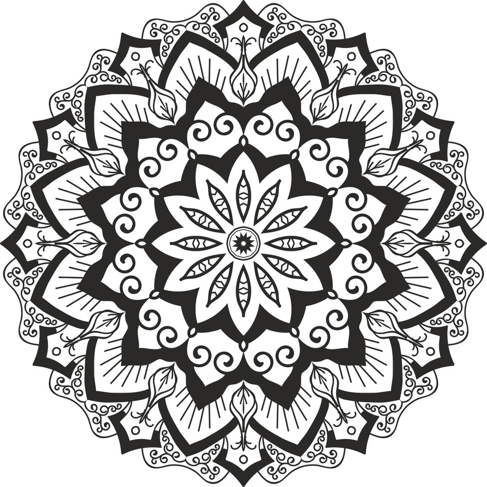 Mandala Cut Design Ornament Free Vector File