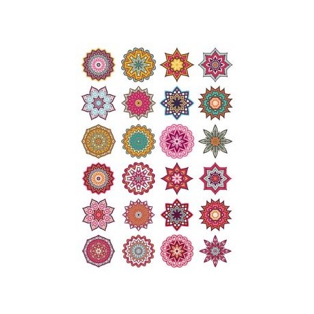 Mandala Decorative Elem 9 Free Vector File