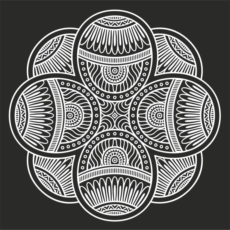 Mandala Free DXF File