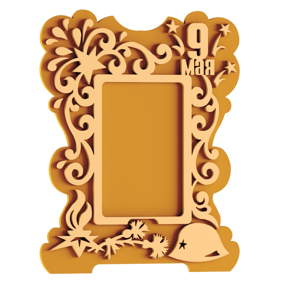 Mirror Frame Design Free DXF File