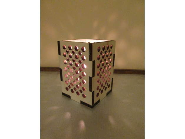 Modern Lamp Dxf 3d Puzzle Free DXF File