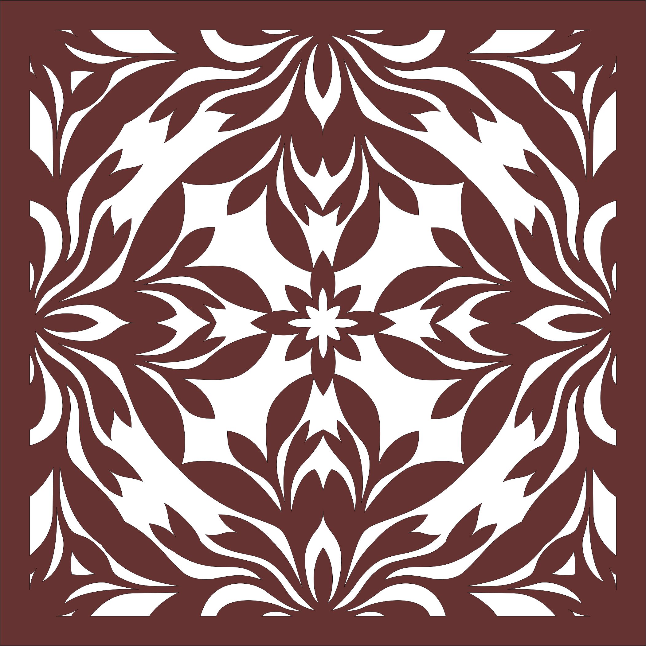 Modern Privacy Partition Indoor Panel Jali For Laser Cutiing Free Vector File