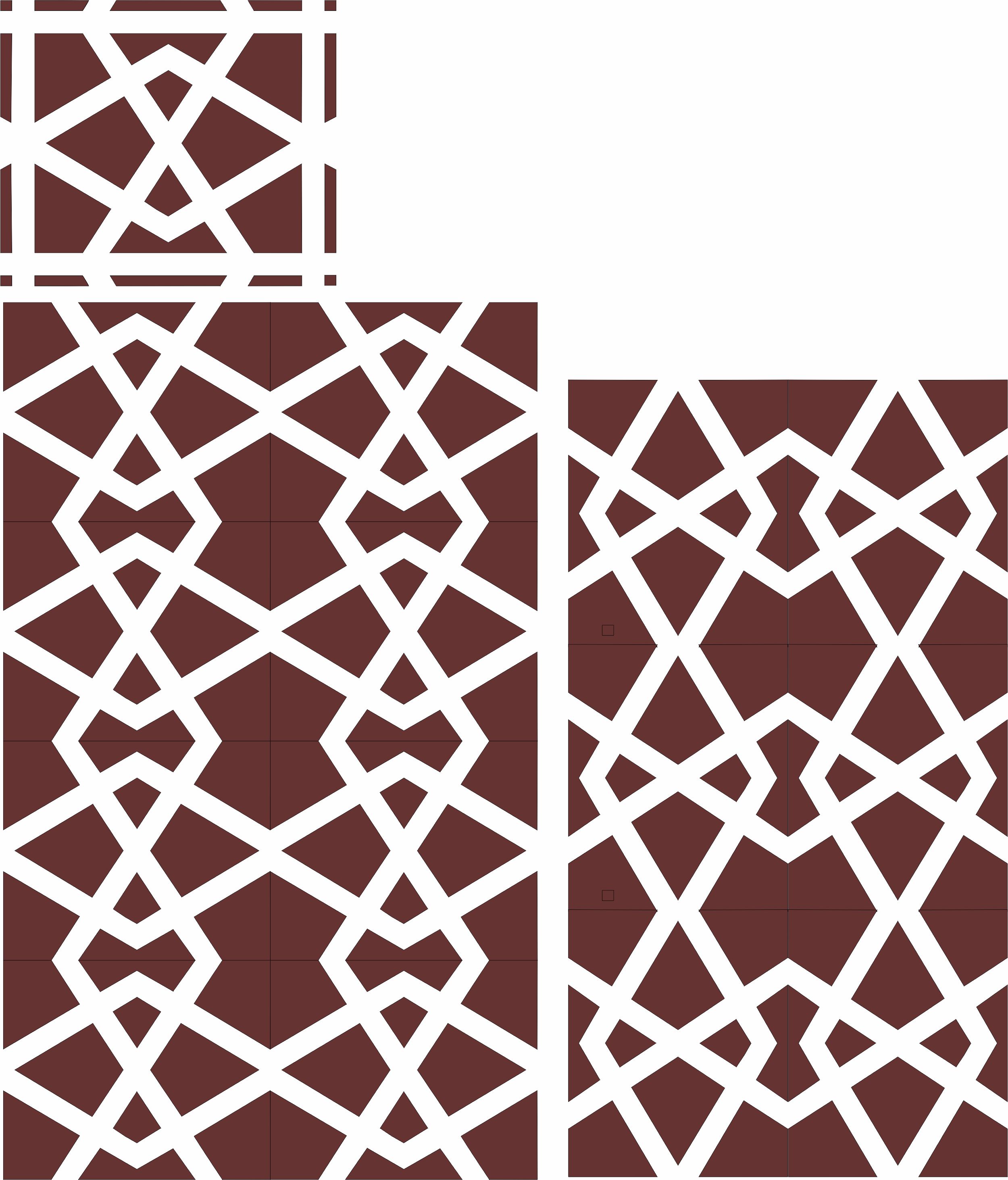 Modern Privacy Partition Indoor Panels Room Divider Seamless Pattern For Laser Cutiing Free Vector File