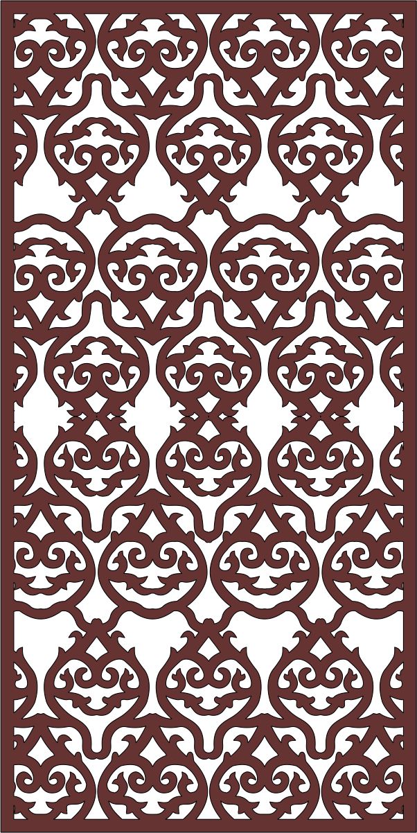 Modern Room Dividers Pattern Cnc Laser Cutting Free DXF File