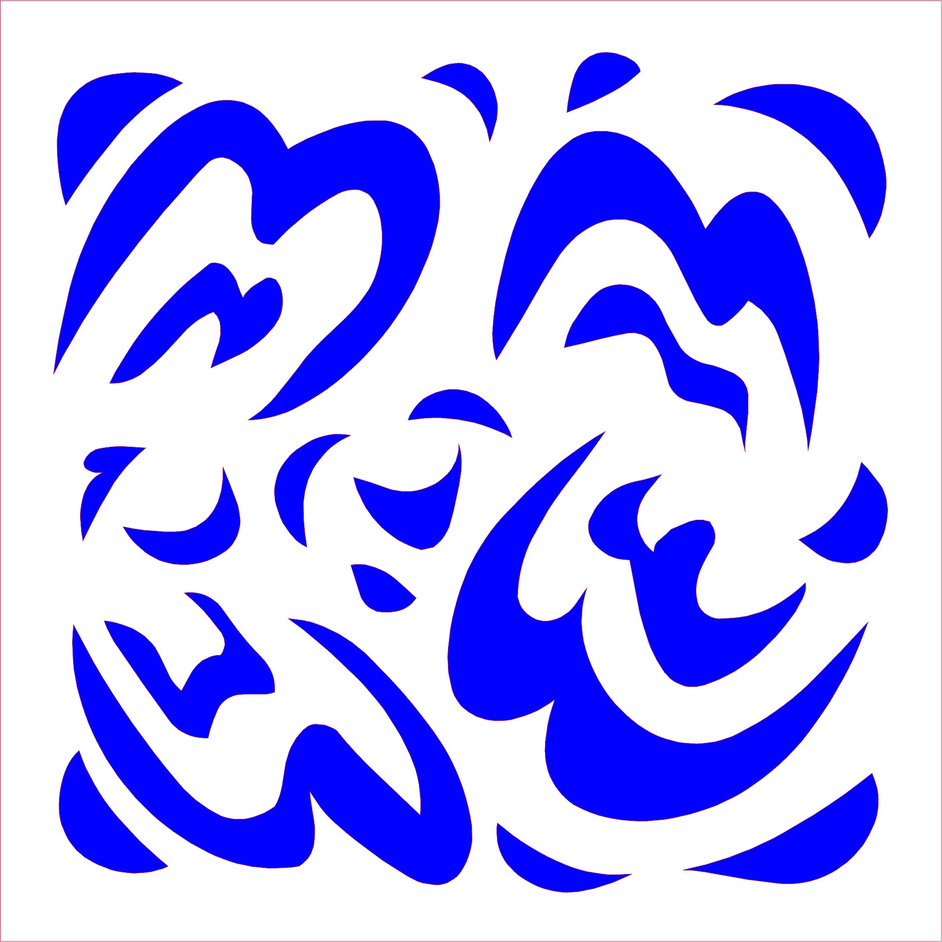 Modern Screen Pattern For Laser Cut Free Vector File