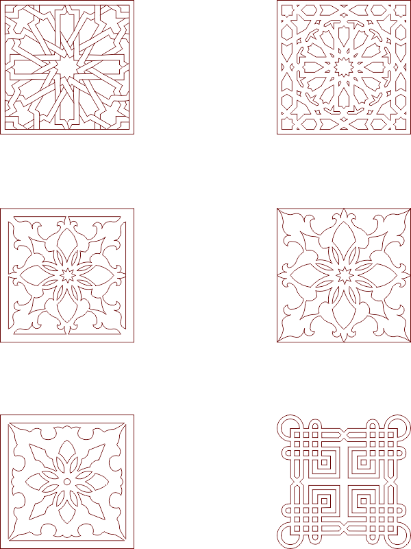 Moroccan Pattern Free DXF File