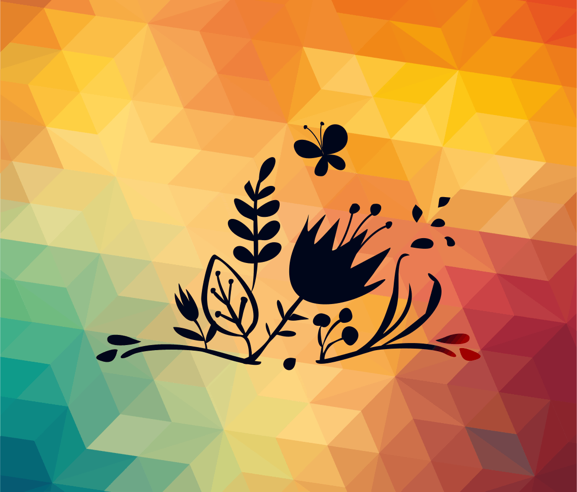 Nature With Flower Free DXF File