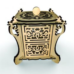Original Box For Laser Cut Free Vector File
