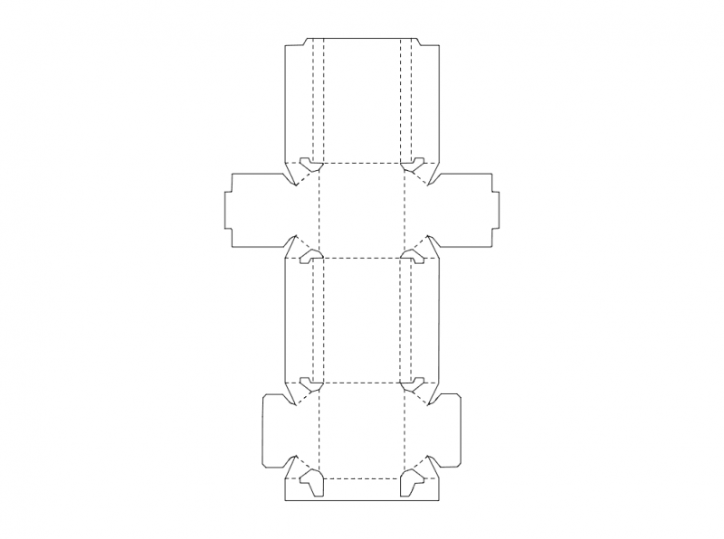 Packing Box 2 Free DXF File