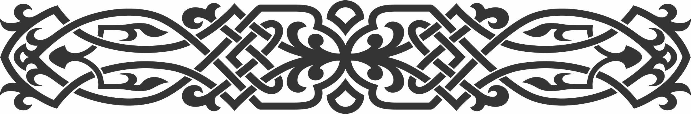 Panel Border Design Free DXF File