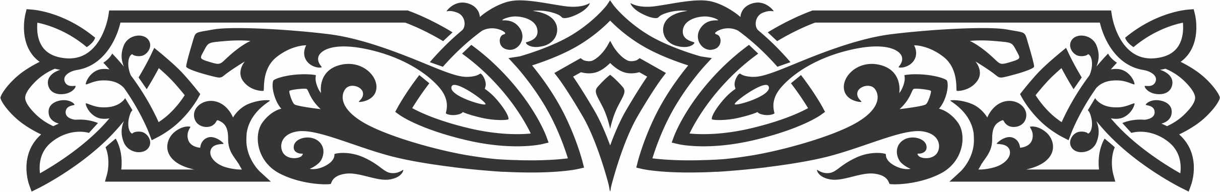 Panel Border Design Pattern Free DXF File