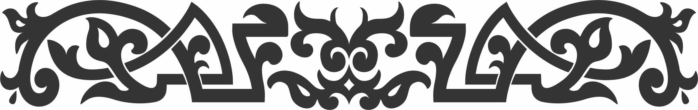Panel Border Pattern Free DXF File