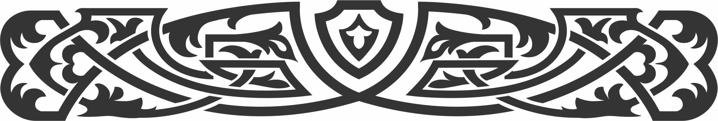 Panel Design Border Free DXF File