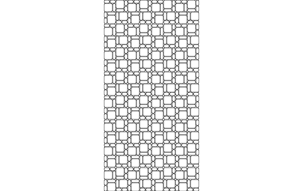 Panel Pattern Design Free DXF File