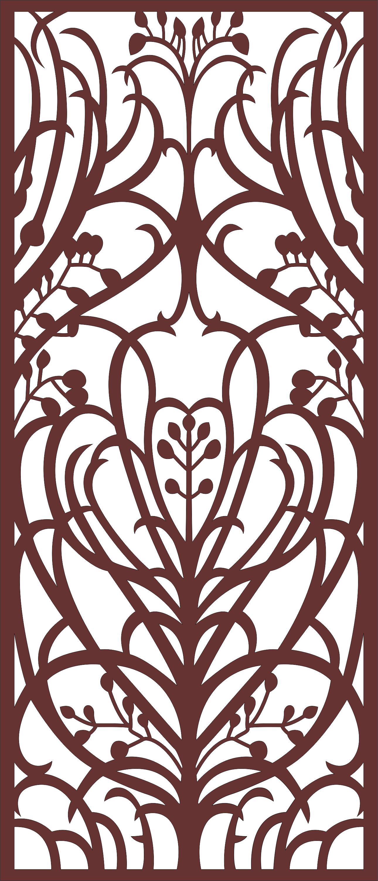 Panel Screen Room Divider For Laser Cut Free Vector File
