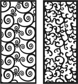 Panel Seamless For Laser Cut Cnc Free DXF File