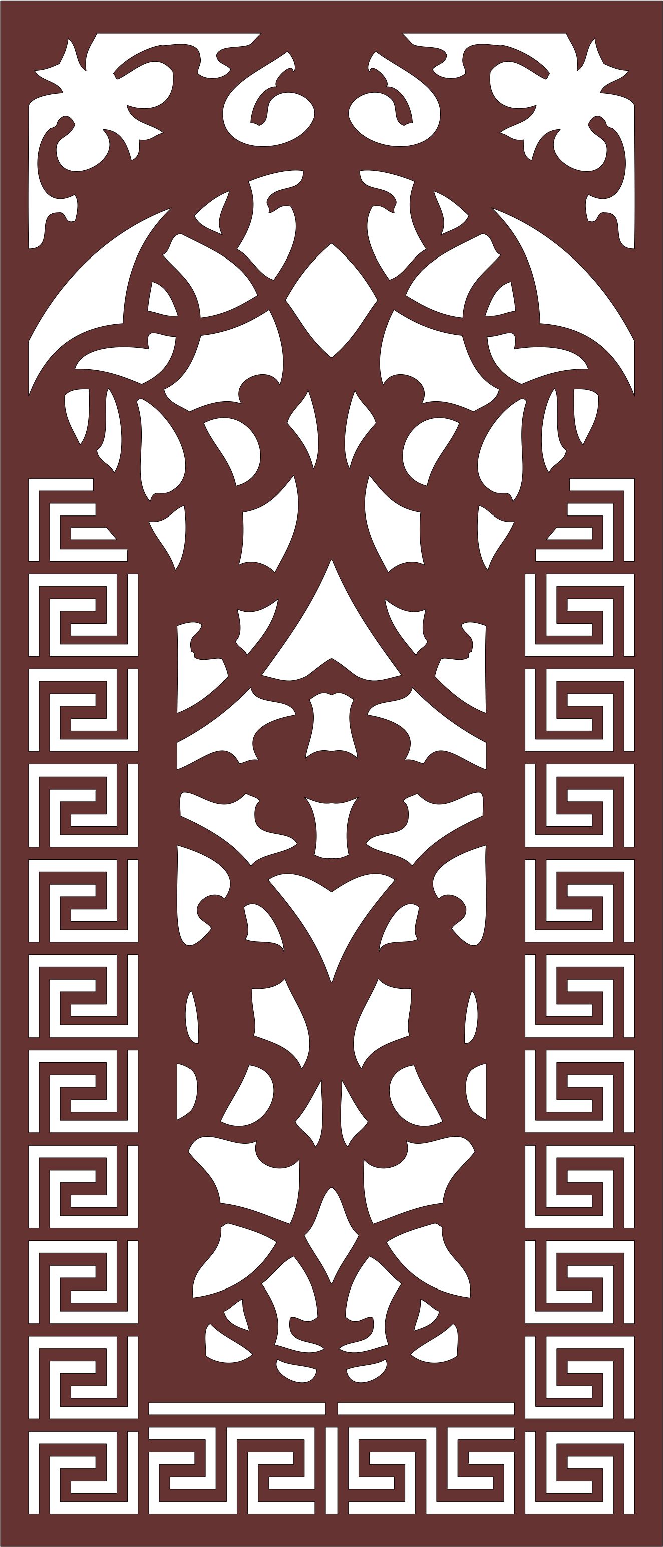 Panels Screen Room Divider Patterns For Laser Cutting Free DXF File