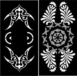 Partition Of Arab Screen For Laser Cut Cnc Free DXF File