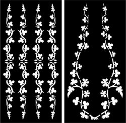 Pattern Arabic Baffles For Laser Cut Cnc Free DXF File