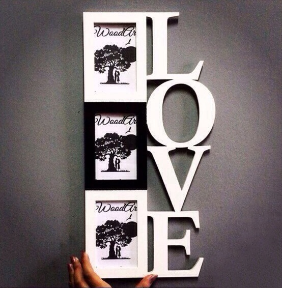 Photo Frame Love Love For Laser Cut Free Vector File