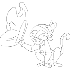 Pirate Monkey Free DXF File