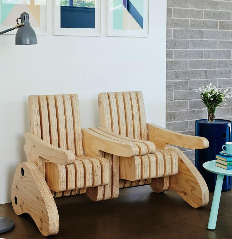 Plywood Multi Function Seat Free Vector File