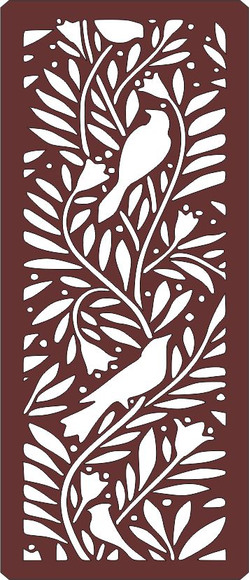 Privacy Bird Screen Separator Indoor Outdoor For Laser Cutting Free DXF File