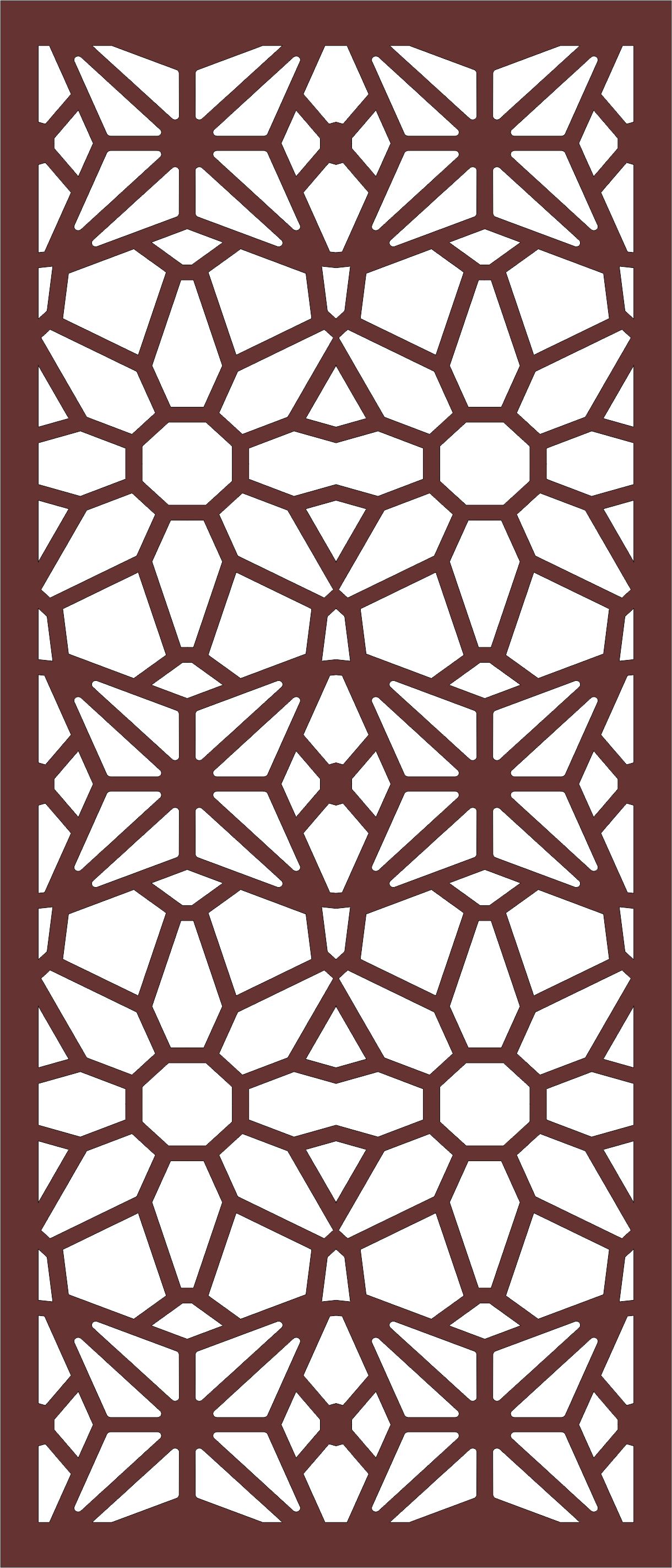 Privacy Partition Indoor Panel Screen Room Divider Seamless Design For Laser Cutting Free DXF File