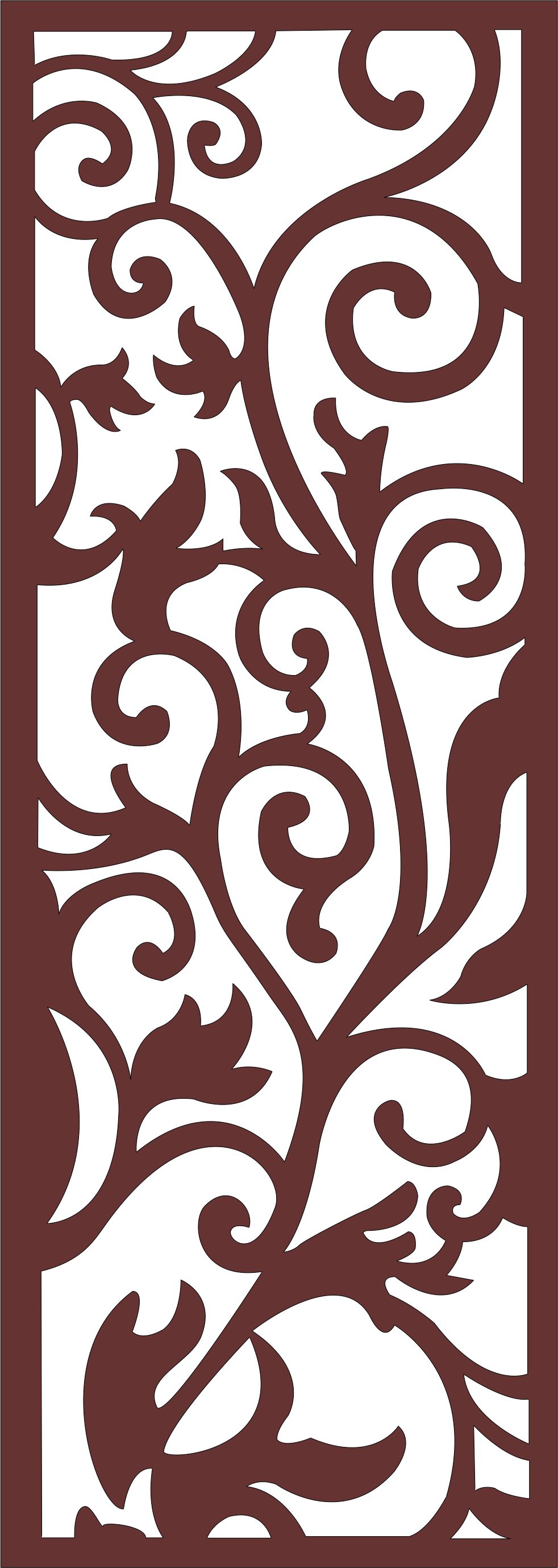 Privacy Partition Round Jali Pattern For Laser Cut Free Vector File