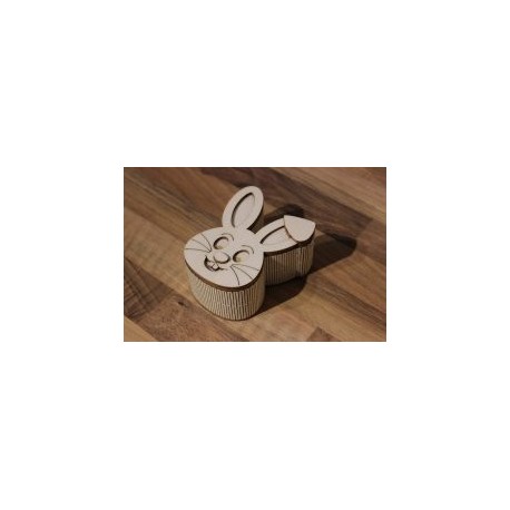 Rabbit Shape Box Free DXF File
