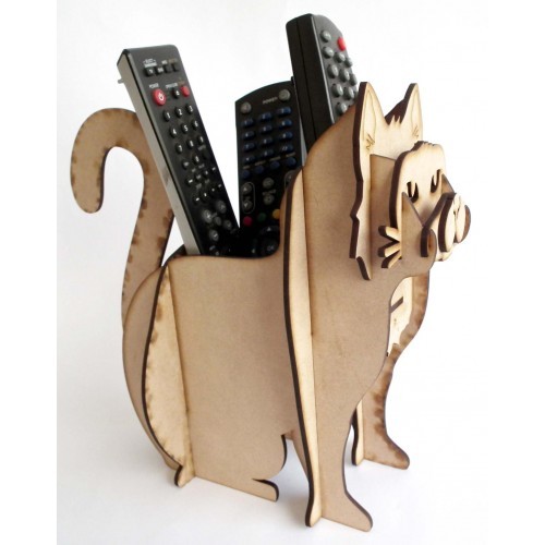 Remote Control Holder For Laser Cut Free Vector File