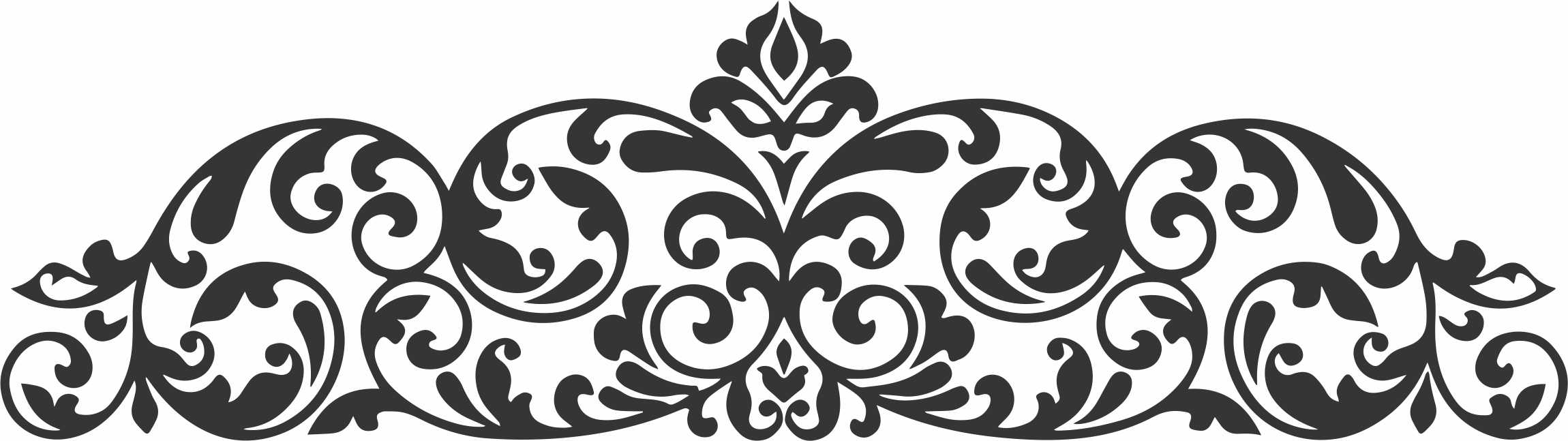 Room Divider Decoration Border Design Free DXF File