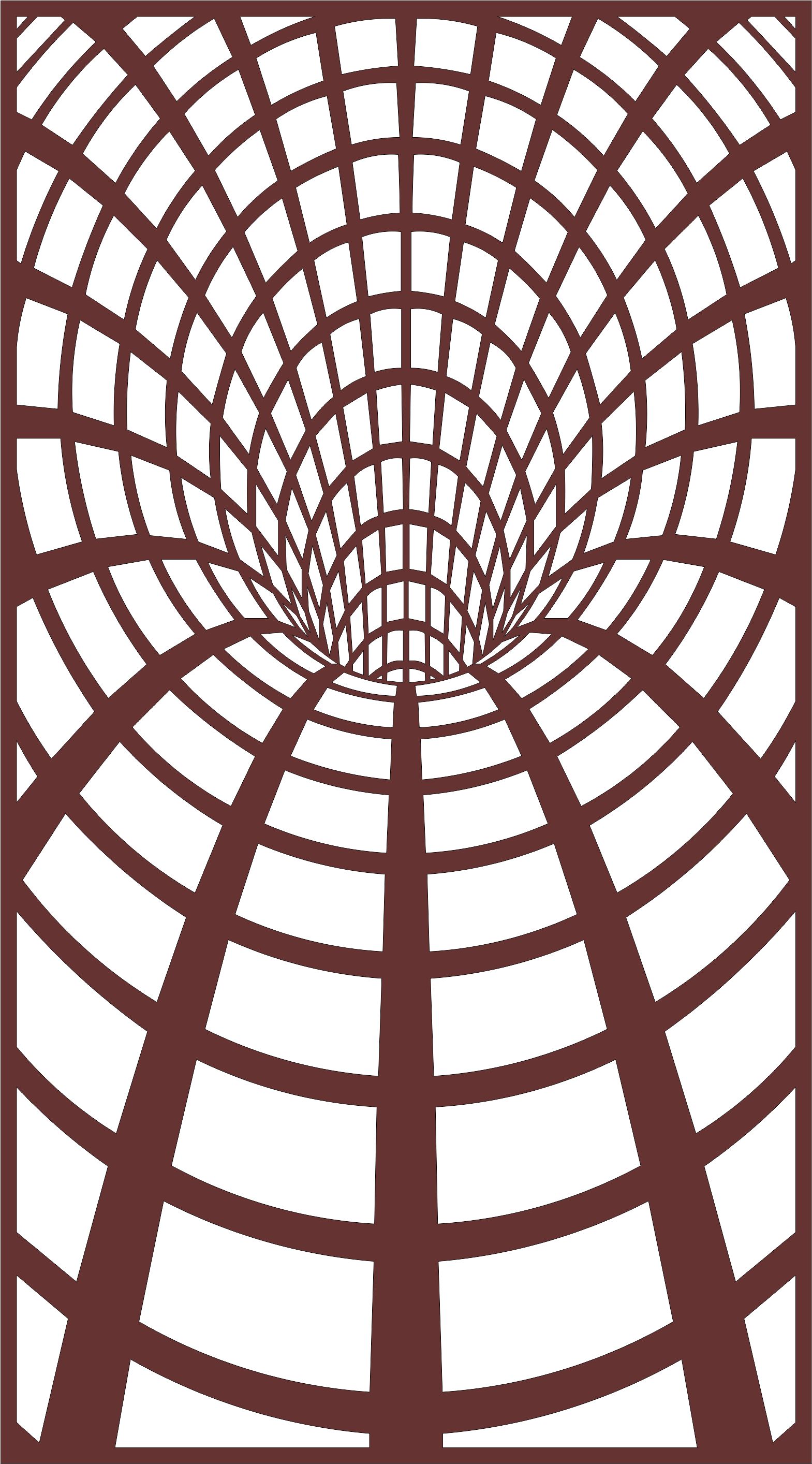Room Divider Seamless Floral Screen Design Cnc Laser Cutting Free DXF File
