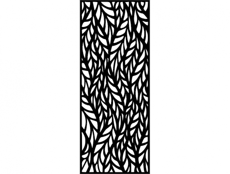 Room Divider Separator Free DXF File