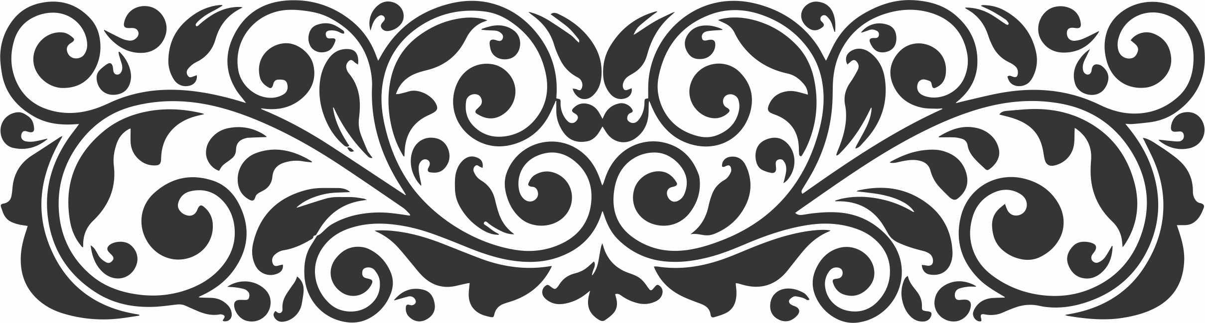 Room Jali Border Design Free DXF File
