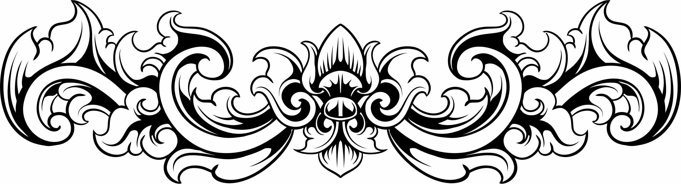 Room Seamless Jali Border Design Free DXF File