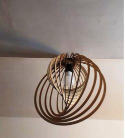 Round Lamp For Laser Cut Cnc Free Vector File