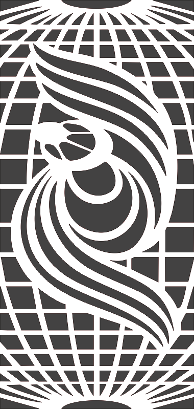 Screen Ornamental Pattern Free DXF File