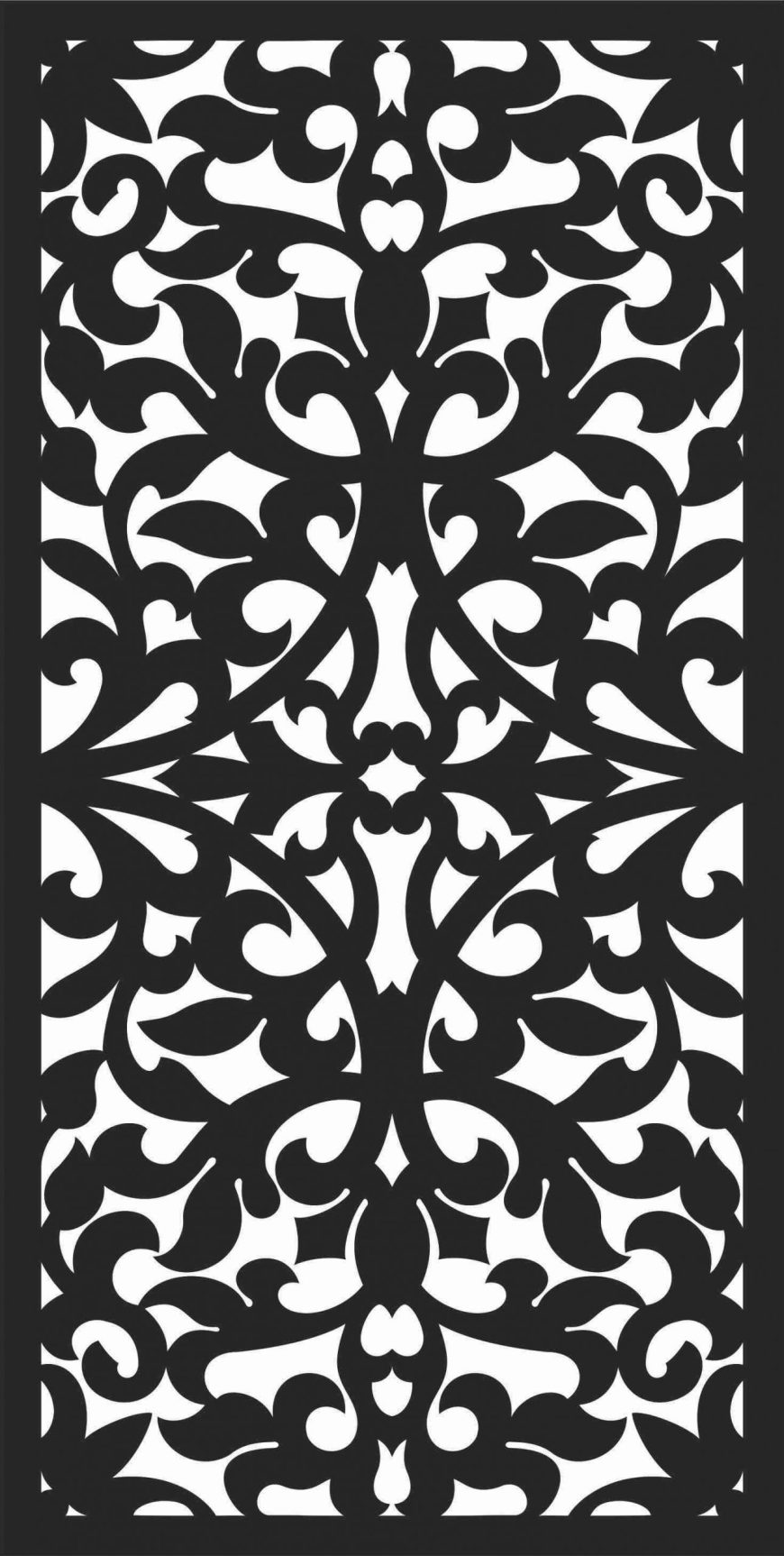 Screen Panel Patterns Seamless 1 Free DXF File