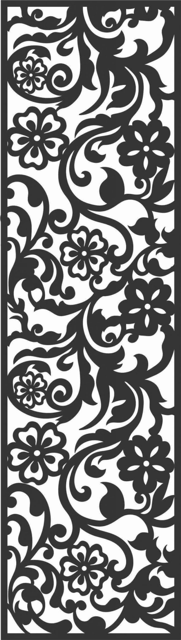 Screen Panel Patterns Seamless 35 Free DXF File